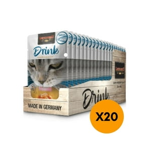 Genérico - Alimento Leonardo Drink Sabor Salmón 40 Gr (Pack 20 Sobres) Blanco