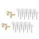 thumbnail image 5 of 10 Paris Astilla En Blanco Oído Perno Prisionero Pendientes Postes Almohadilla Plana Diy Joyería 3mm, 5 of 5