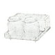 thumbnail image 2 of Soporte Para Cepillo De Dientes Y Taza, Organizador De Encimera De Baño, Tazas Para Enjuague Bucal, Decoración Transparente, 2 of 3
