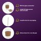 thumbnail image 3 of Vasos de Vidrio Mr. Coffee Sip Savvy Paquete de 4 444 ml con Tapa y Popote, 3 of 5
