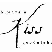 Rienda Libre Graphics - Decomural Kiss Goodnight Love Ws-15617