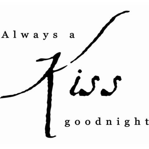 Rienda Libre Graphics - Decomural Kiss Goodnight Love Ws-15617