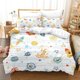 thumbnail image 1 of Satellite Spacecraft Rocket Planet Cartoon Quilt Duvet Cover Set Super 3-Piece Bedding Set, 1 of 5