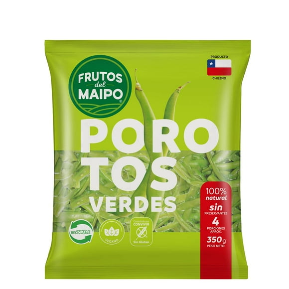 Porotos Verdes Corte Normal, 350 g