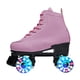 thumbnail image 3 of Patines De Ruedas Para Adultos, Clásicos De Doble Fila, 4 Ruedas, Unisex, Regalo De Cumpleaños, Longitud Interior 23,5 Cm, 3 of 5