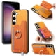 thumbnail image 1 of Funda Magnética Para Samsung Galaxy S23 Con Billetera Y Anillo Protector Resistente Orange, 1 of 5