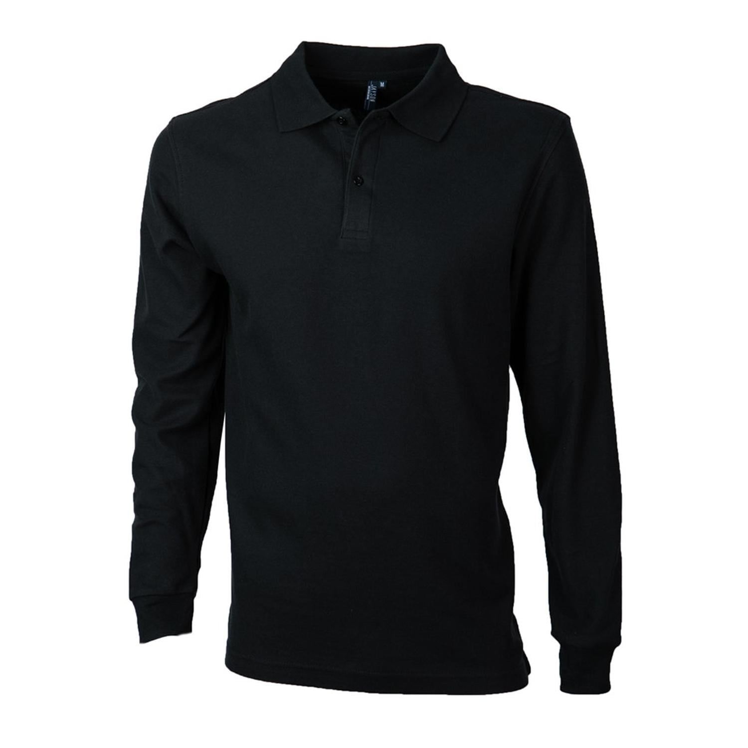 Jayson - Polera Pique Hombre 80/20 M/l Negro L