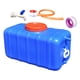 thumbnail image 4 of Tanque De Agua Reutilizable, Cubo De Almacenamiento Horizontal Para Camping, Jardín, Coche, Azul, 47,5 Kg, 4 of 4