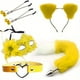 thumbnail image 1 of 4pcs Couple Flirting Kit - Fox Ear Headband, Tail Anal Plug, Eye Mask, and Nipple Clamp - Sexy Cosplay Costume for Passionate Play, 1 of 3