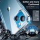 thumbnail image 3 of Funda transparente compatible con iPhone 12 y iPhone 13, no amarillea, ajuste delgado, ultrafina, de silicona suave, a prueba de golpes, compatible con iPhone 12 y 13., 3 of 7