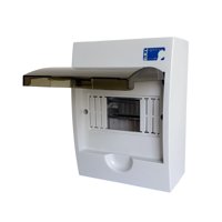 Tablero Eléctrico Sobreponer Drl 6 Modulos Tapa Clara Sec