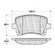 thumbnail image 2 of Pastillas Freno para auto Volkswagen Passat CC 2005-2010 Trasero, 2 of 5
