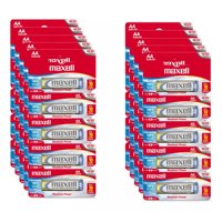 Pack 50 Pilas Alcalinas Aa Maxell Caja Doble A