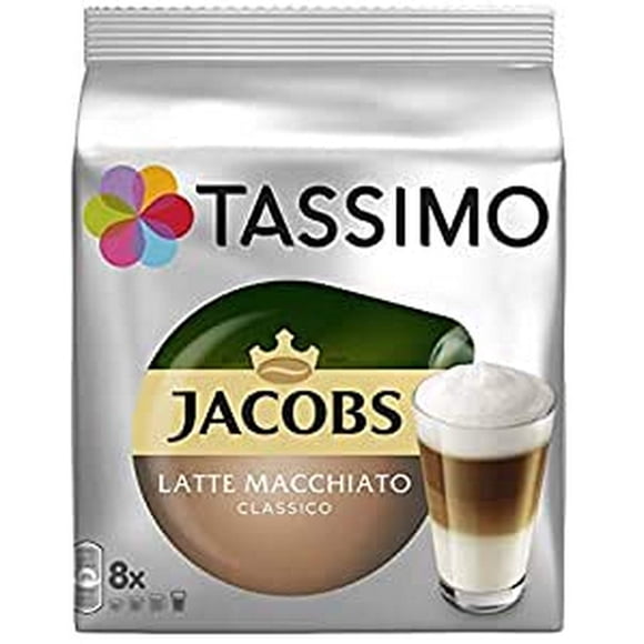 Café Jacobs Latte Macchiato Clásico 16 T Discs X8