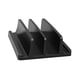 thumbnail image 2 of Soporte vertical para computadora portátil Accs Diseño de ranuras duales de uso múltiple Decorativo Durable Compacto Universal Soporte para teléfono Negro, 2 of 5