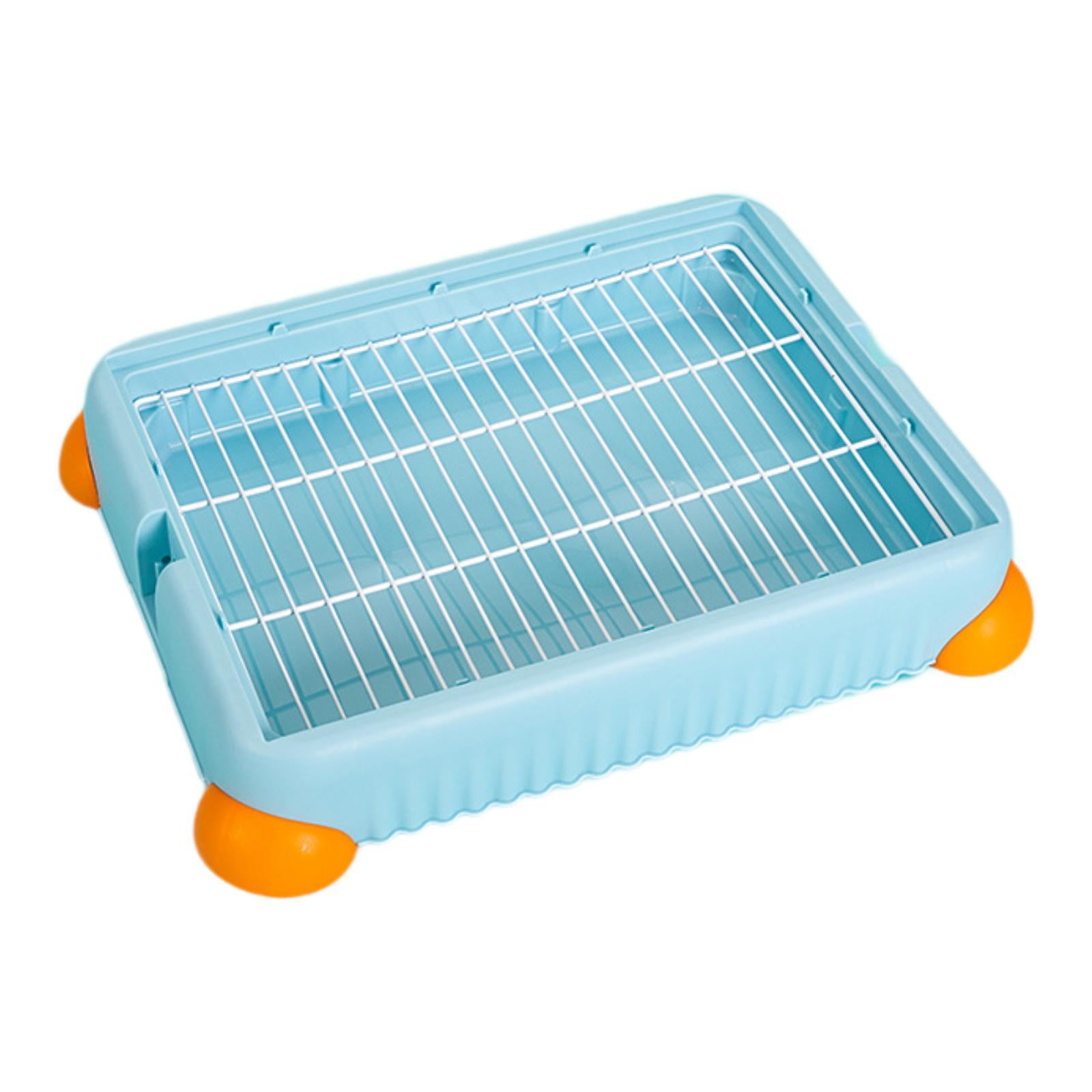 Bandeja De Arena Para Conejos, Extraíble, Para Chinchillas, Animales Pequeños, Conejo Azul S