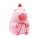 thumbnail image 2 of Carpincho Rosa De Peluche, Decoración Encantadora Del Coche Para Adultos, Niños Y Niñas, Top De Bebé Con Pastel De 23cm, 2 of 3