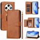 thumbnail image 1 of FOXDOCK Funda Tipo Cartera para Umidigi Note 100 Cuero PU con Cremallera y Correa de Muñeca, Ranuras para Tarjetas, Soporte Plegable, Cierre Magnético, 1 of 5
