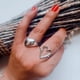 thumbnail image 2 of Anillo ajustable plata Bendito amor, 2 of 5