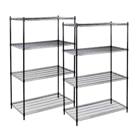 Genérico - Estanteria Epoxica 90X45X180 Negra