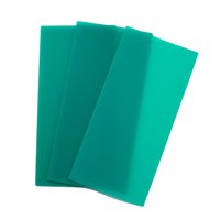 Magideal - 3 Piezas De Láminas De Silicona De Sublimación 3D Transferencia De Calor Copas Cónicas Accesorio De Manga Productos En Blanco Platillos Para Botellas Verde