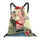 thumbnail image 1 of El Show de Porky Mochila de Cuerdas para Deportes y Gimnasio, Bolsa de Cuerdas Resistente al Agua, Bolsa Cinch, 30×40cm, 1 of 6