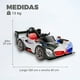 thumbnail image 3 of Auto Eléctrico Niños Deportivo Con Control Luces LED y Sonido Blanco, 3 of 6