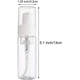 thumbnail image 4 of Botella de espuma de plástico de 2 piezas, dispensador de bomba transparente, tamaño mini de viaje, jabón espumoso para lavado facial, 1.7 oz, ¡sin fugas!, 4 of 7