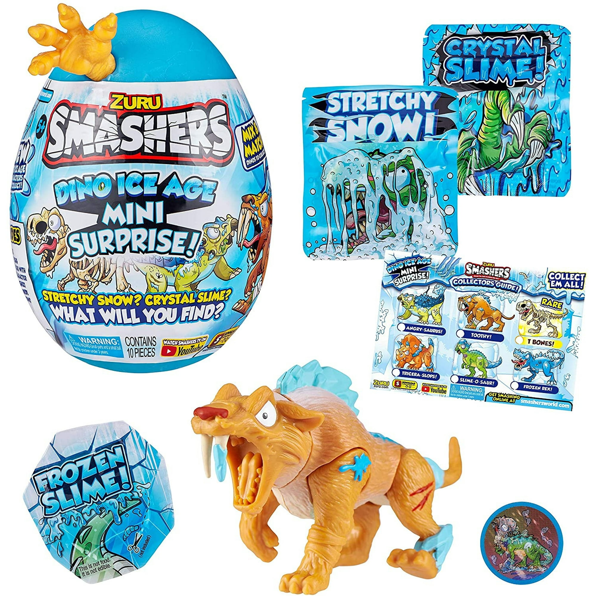 Smashers Dino Ice Age Mini Surprise Egg Por Zuru - Paquicefa