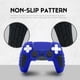 thumbnail image 4 of Funda para controlador de PlayStation 5, funda de silicona antideslizante para el mando de PS5 con tapones para el pulgar, protectores para el joystick y adhesivo envolvente para la funda-Azul, 4 of 7