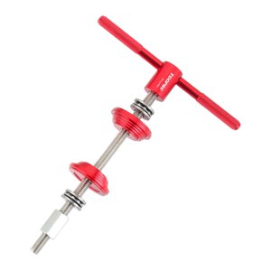 Ioensy - Herramienta De Prensa Para Dirección De Bicicleta, Plegable, Para Instalar El Pedalier De La Bicicleta, Color Rojo
