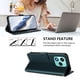 thumbnail image 4 of Funda Billetera con Relieve de Gato para Honor 400 Lite, Verde Oscuro, 4 of 6