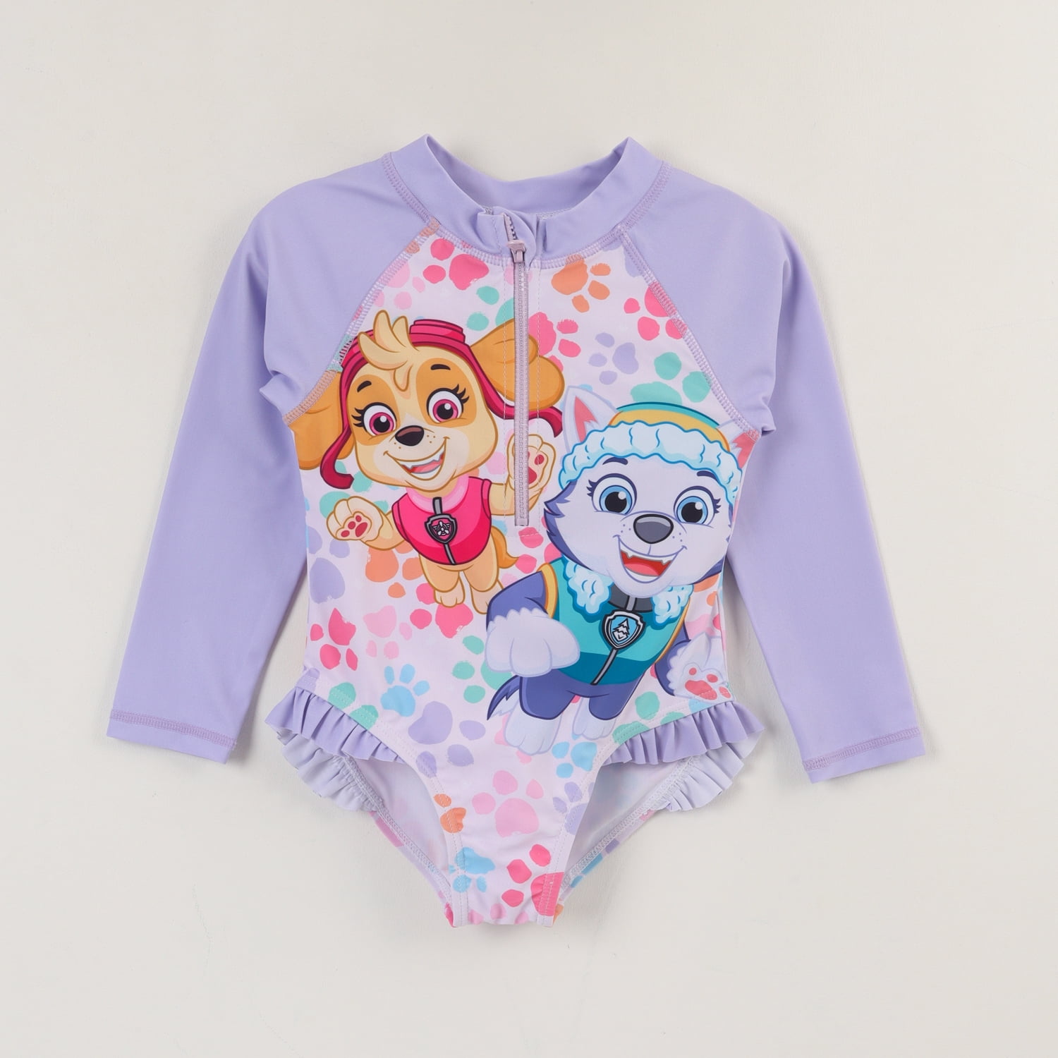 Traje De Baño Niña Lila Skye & Everest Paw Patrol