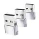 thumbnail image 4 of 3 Uds Tipo C 3,1 A USB 2,0 Adaptador Enchufe Transmisión De Datos Para Auriculares Argent, 4 of 5