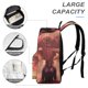 thumbnail image 4 of Bruja Escarlata Wanda Maximoff-theme Backpack, Campus style schoolbag Bookbag with Adjustable Shoulder Straps And Large Zip Compartment, Unisex Travel Bags.42x30x15cm, 4 of 6