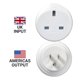 thumbnail image 3 of Adaptador de enchufe Go Travel del Reino Unido a EE. UU., entrada tipo G, salida tipo B, 3 of 5