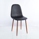thumbnail image 1 of Silla Concept - Tapiz Pu Negro / Pata Café Oscuro, 1 of 5