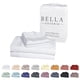 thumbnail image 1 of Juego de sábanas Bella Coterie Luxury Bamboo Viscosa Queen White, 1 of 7