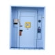 thumbnail image 2 of Llavero Montado En La Pared Con Puerta De Almacenamiento, Estante De Pared De Madera Con Ganchos, 20,3x5x25,5cm, Azul, 2 of 5