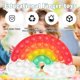 thumbnail image 4 of Set de 4 helados QETRABONE Rainbow Push de Fidget Toys, 4 of 7