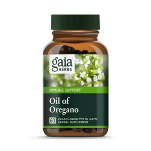 Suplemento De Aceite De Orégano Gaia Herbs 60 Cápsulas Veganas
