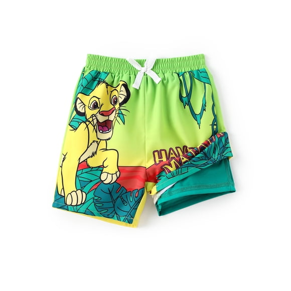 Bañador Disney Lion King para bebés niños UPF 50+, color verde de 2 años