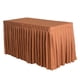 thumbnail image 3 of 47 'cubierta De La Falda De La Tabla Del Mantel Casero Para La Decoración Del Banquete De Boda Kahki, 3 of 3