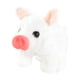 thumbnail image 4 of Cerdo de peluche, juguete electrónico, mascota lechón interactiva, divertido juguete de peluche interactivo animado para regalo de cumpleaños de niñas Blanco, 4 of 5