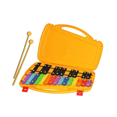 Rmx - Metalófono Cromático 25 Notas Maleta/Estuche Amarillo