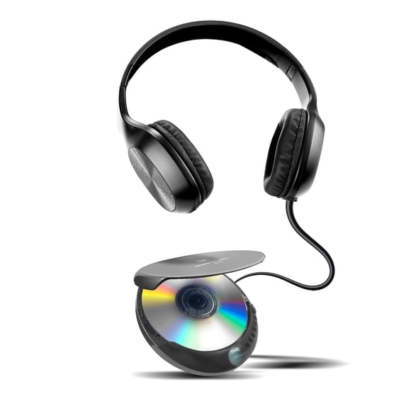 Reproductor de CD portátil Coby con reproducción de MP3 y radio FM