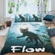 thumbnail image 2 of Película Flow Conjunto de sábanas temático, trío de piezas, cómodo y amigable con la piel, diseño único, regalo de decoración para el hogar para familiares, amigos y fans,140cm *210cm, 2 of 6