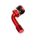 thumbnail image 4 of cnc aluminio motocicleta scooter llanta rueda aire neumático neumático válvula vástago rojo, 4 of 4