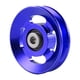 thumbnail image 3 of Rueda De Polea De Rodamiento Polea Universal De Aleación De Aluminio Para Accesorio De Ejercicio 88 Mm Azul, 3 of 5