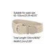 thumbnail image 3 of INSPIRE CHIC Cinturón Ancho Trenzado de Talla Grande para Mujer Estilo Paja con Hebilla de Metal para Vestidos Beige 129cm, 3 of 4